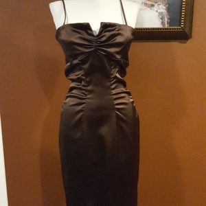 Cache dress in brown size 8